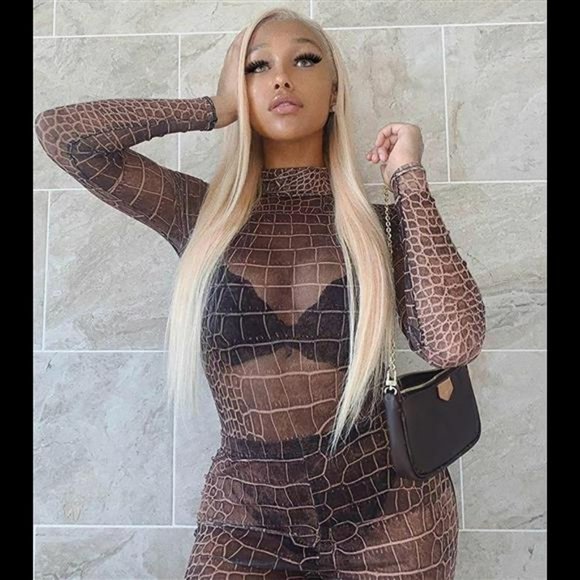 💥Long Sleeve 2 Piece Outfits Streetwear Bodycon Bodysuit Leggings Pant Sets💥 - Picture 7 of 8